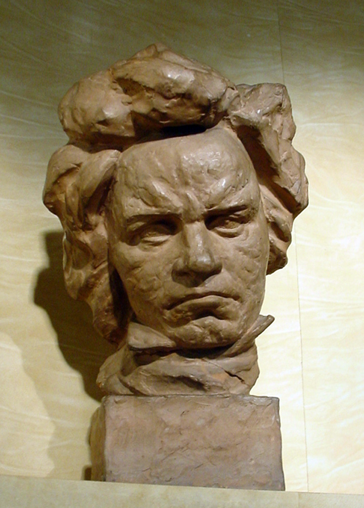 Ceramica Vintage Beethoven testa del XX Secolo Opera originale e disponibile - Robertaebasta® Art Gallery opere d’arte esclusive.